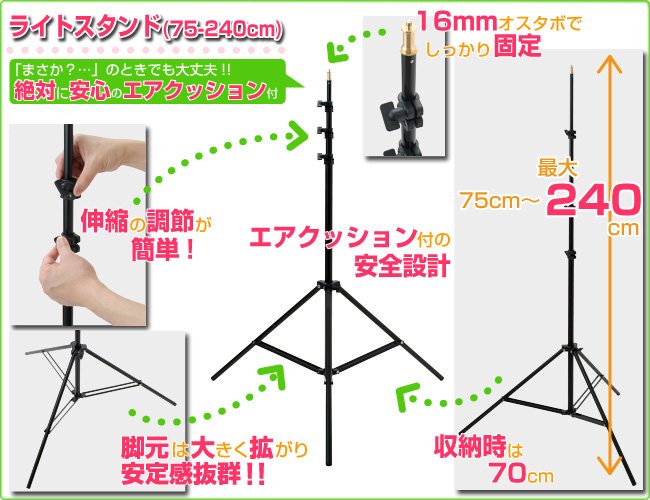 ストロボ、スタンド