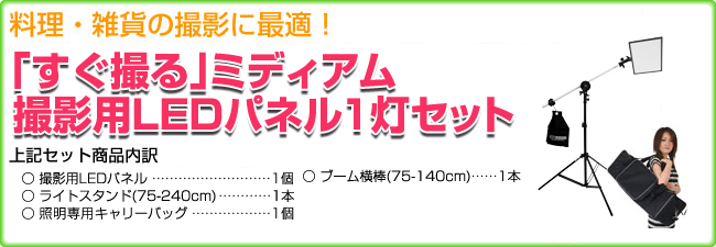 撮影セット、機材