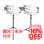 直管蛍光灯オスラム社製55w×2撮影照明2灯セット