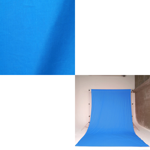 背景布・バックグランドクロス　ブルー(2.7x7m)