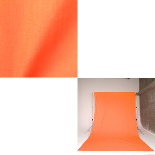 背景布・バックグランドクロス　オレンジ(2.7x7m)